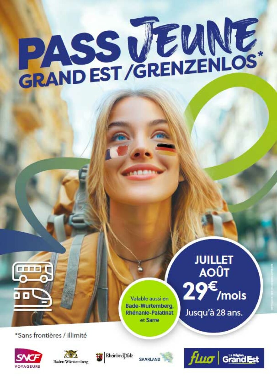 Plakat für den Pass jeunes